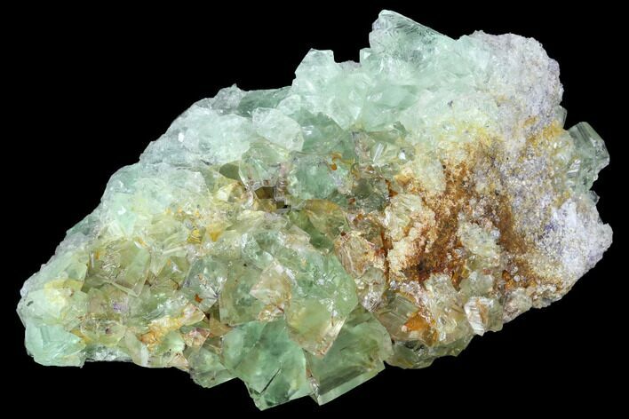 Green Fluorite Crystal Cluster - Mongolia #100741